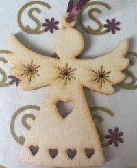 Angel with cut outs