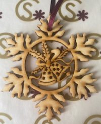 Bell in snowflake
